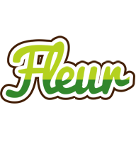 Fleur golfing logo