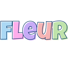 Fleur pastel logo