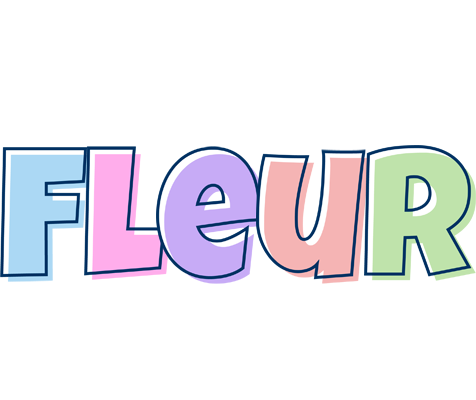 Fleur pastel logo