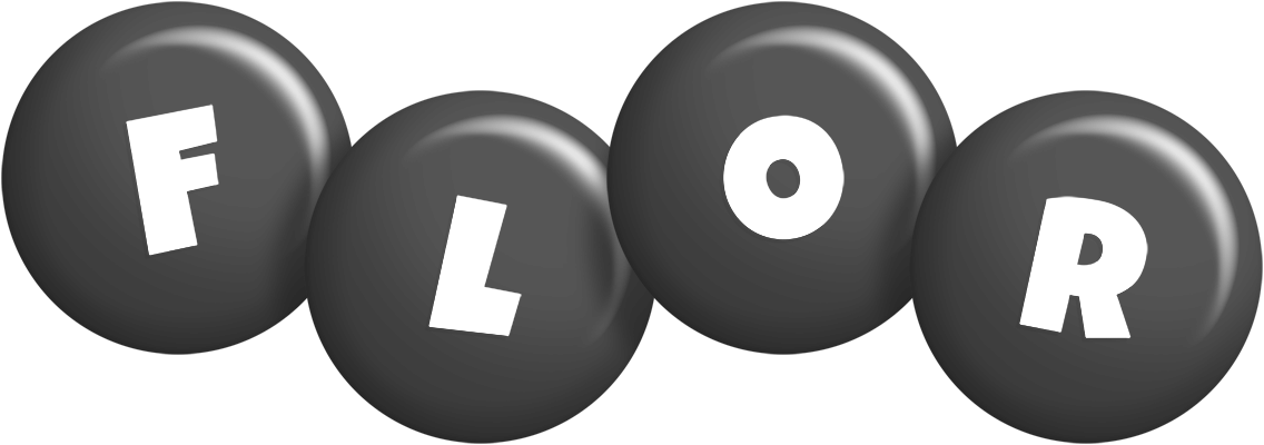 Flor candy-black logo