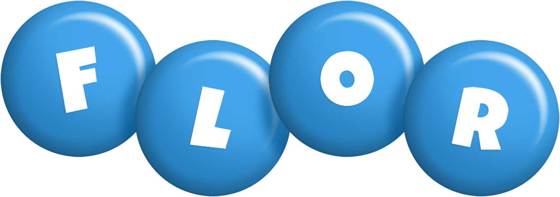 Flor candy-blue logo