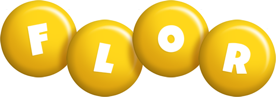 Flor candy-yellow logo