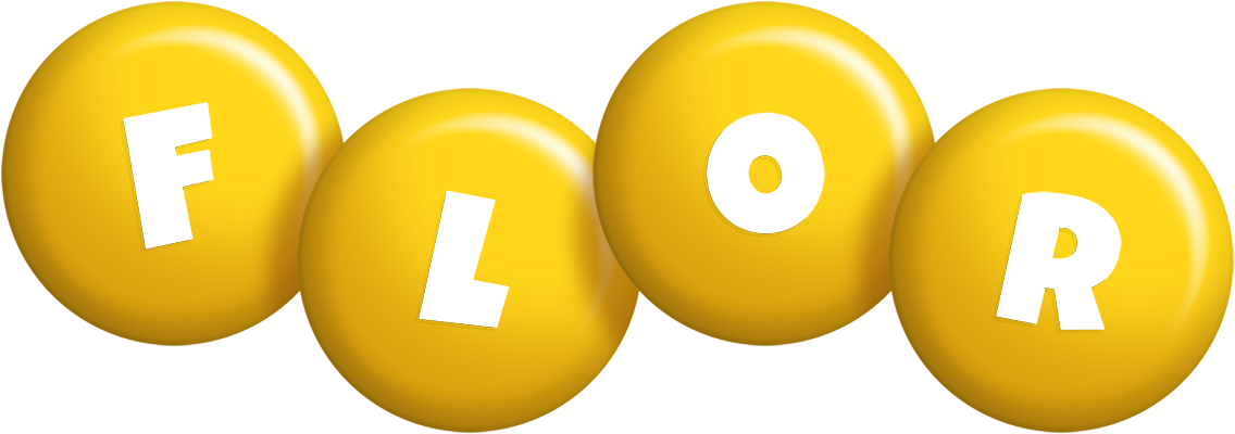 Flor candy-yellow logo
