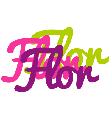 Flor flowers logo