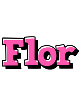 Flor girlish logo