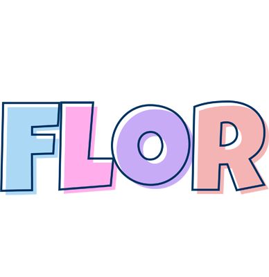 Flor pastel logo