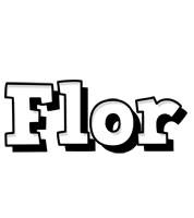 Flor snowing logo