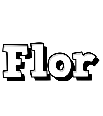Flor snowing logo