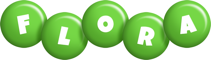 Flora candy-green logo