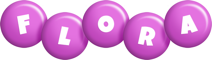 Flora candy-purple logo