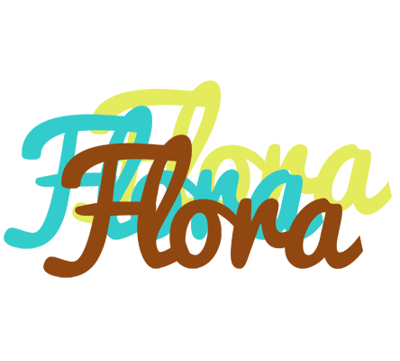 Flora cupcake logo