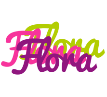 Flora flowers logo