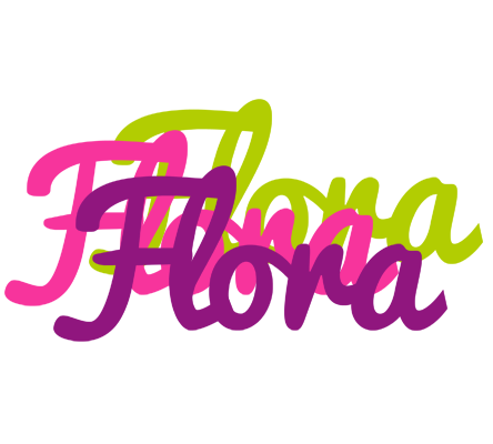 Flora flowers logo