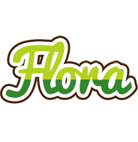 Flora golfing logo