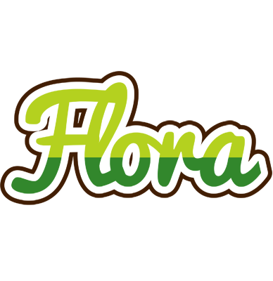 Flora golfing logo
