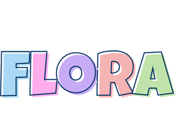 Flora pastel logo
