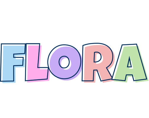 Flora pastel logo