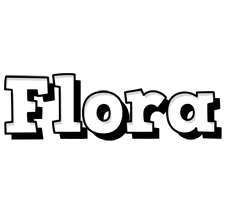 Flora snowing logo