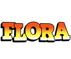 Flora sunset logo