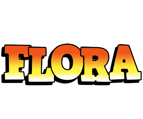 Flora sunset logo