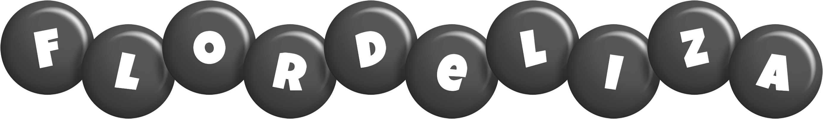 Flordeliza candy-black logo