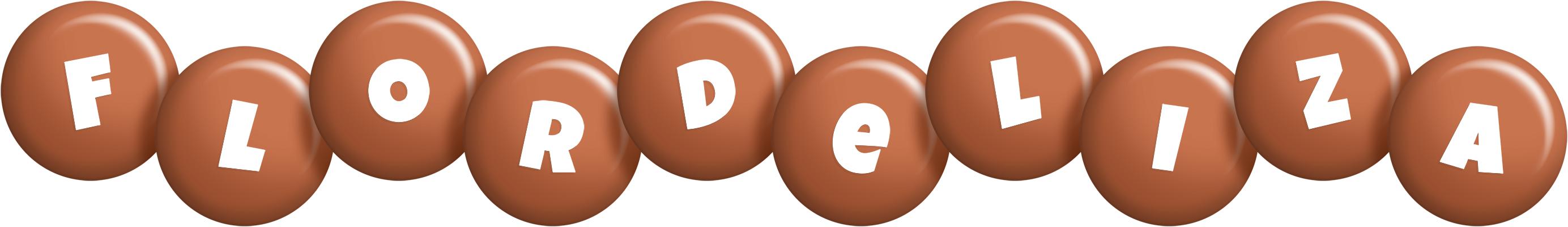 Flordeliza candy-brown logo