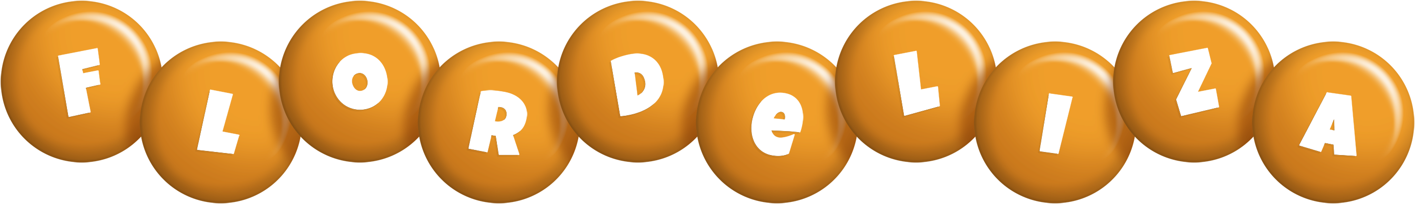 Flordeliza candy-orange logo