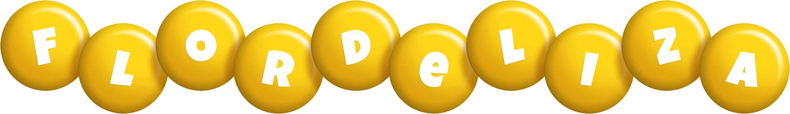 Flordeliza candy-yellow logo