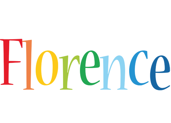 Florence birthday logo