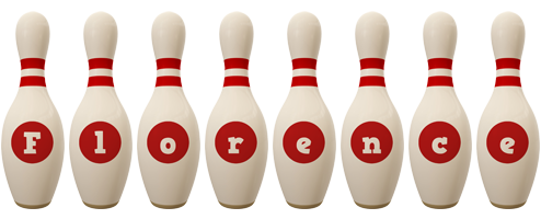 Florence bowling-pin logo