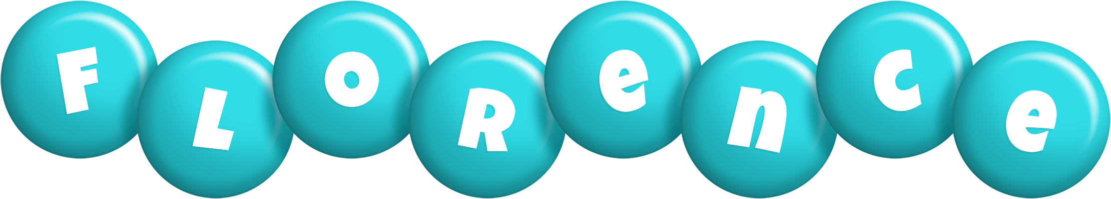Florence candy-azur logo