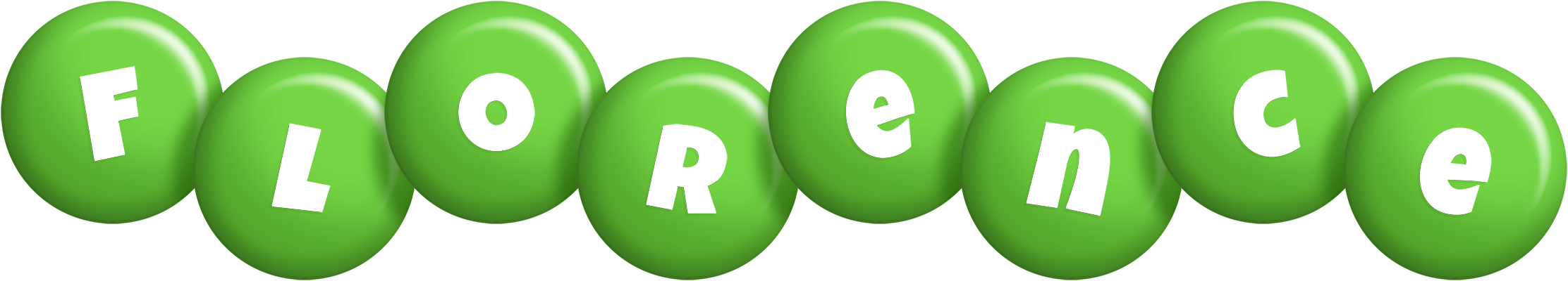 Florence candy-green logo