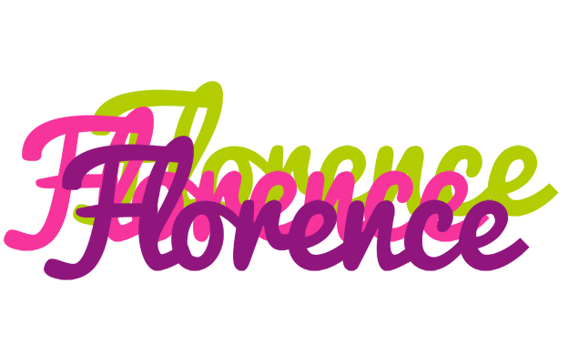 Florence flowers logo