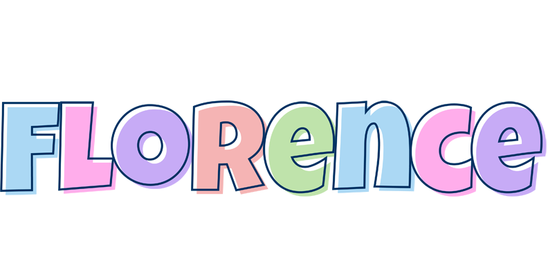 Florence pastel logo