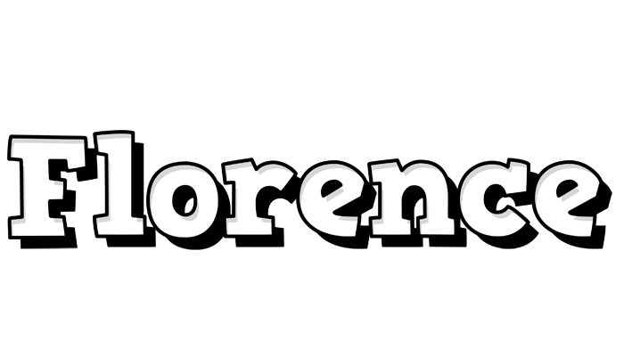 Florence snowing logo