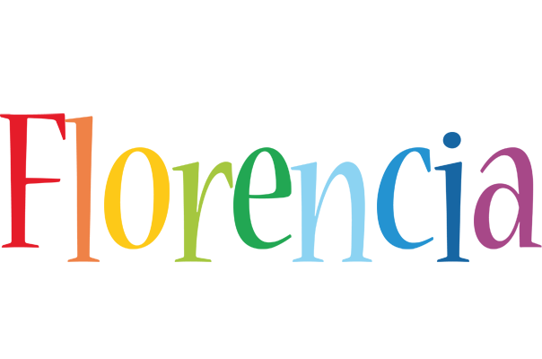 Florencia birthday logo
