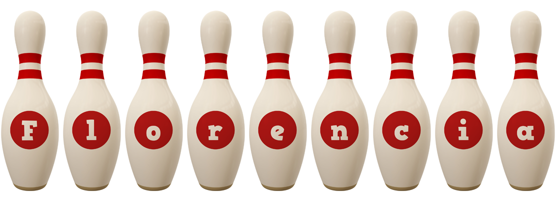 Florencia bowling-pin logo