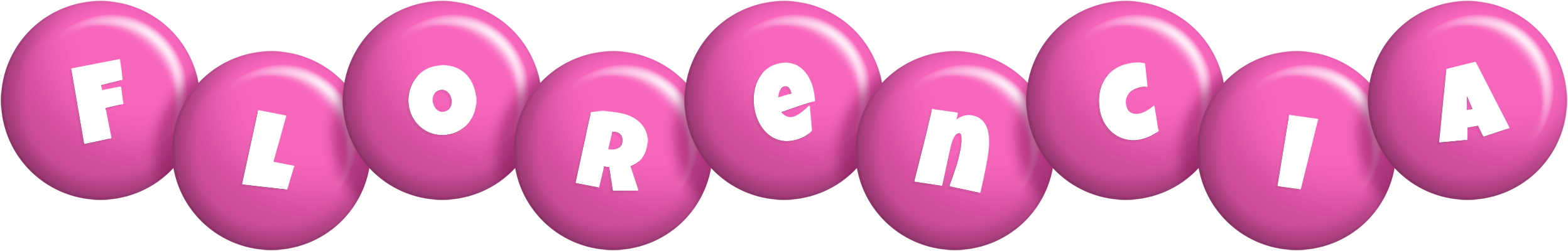 Florencia candy-pink logo