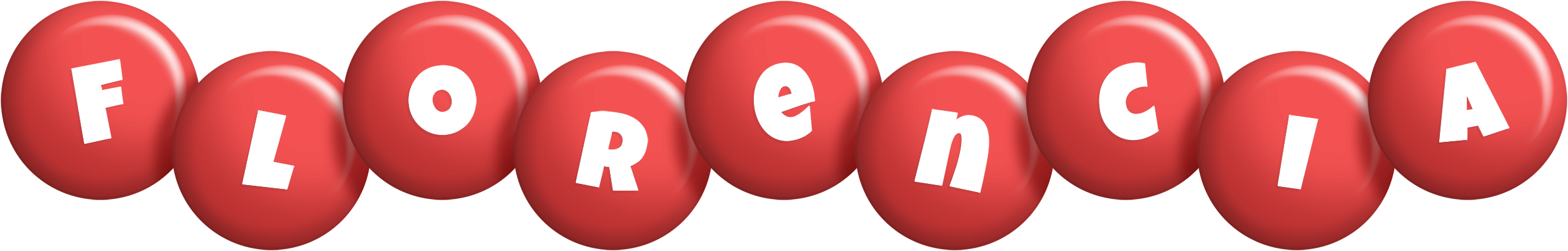 Florencia candy-red logo