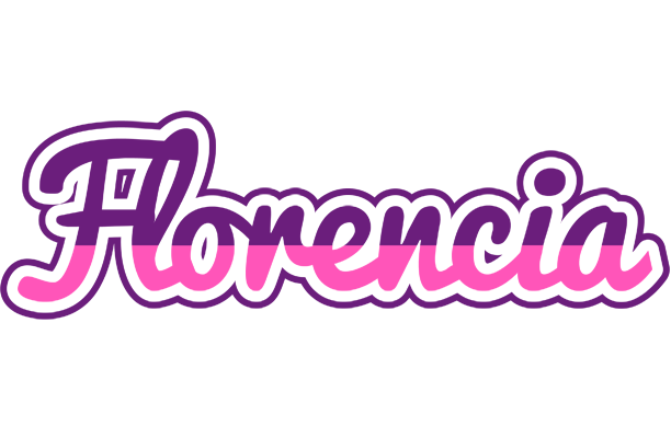 Florencia cheerful logo