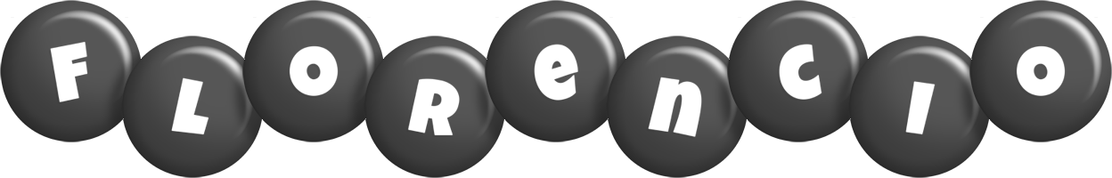 Florencio candy-black logo