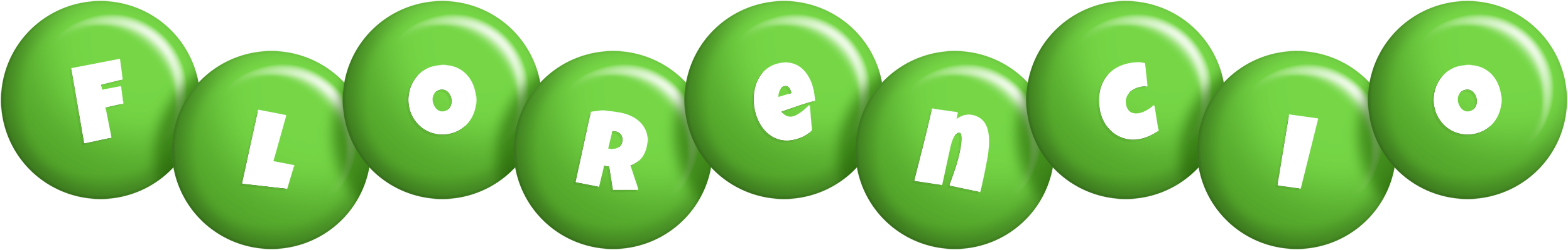 Florencio candy-green logo