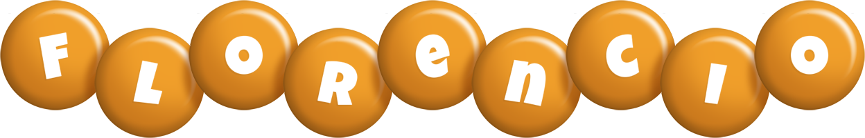 Florencio candy-orange logo