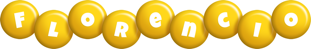 Florencio candy-yellow logo