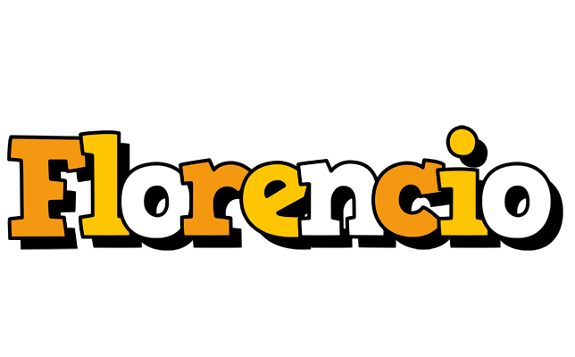 Florencio cartoon logo