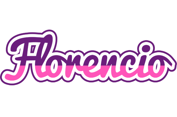 Florencio cheerful logo