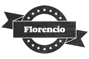 Florencio grunge logo