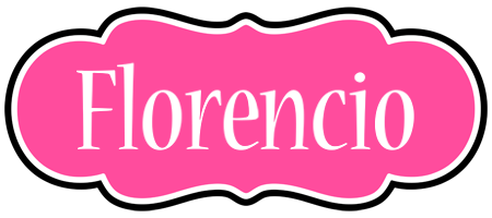 Florencio invitation logo