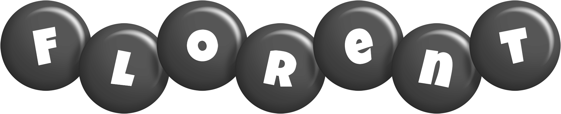 Florent candy-black logo