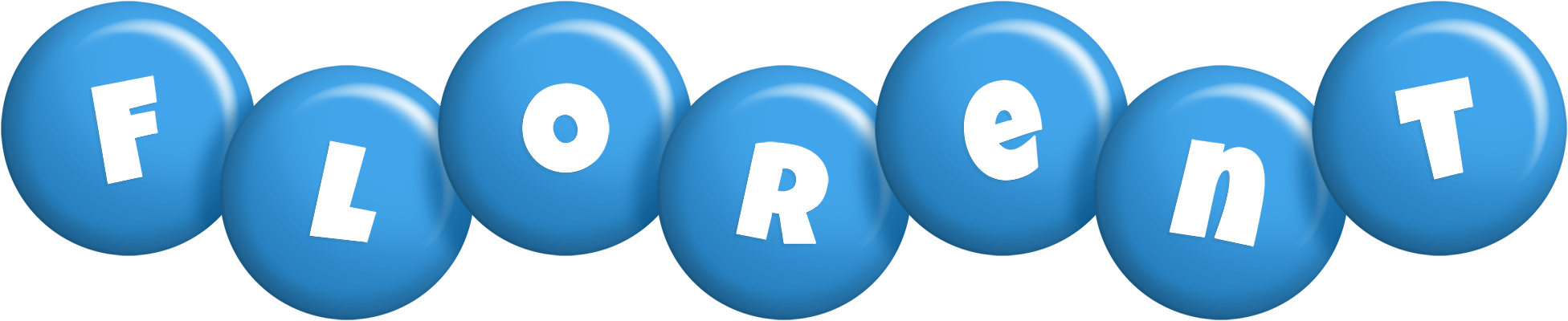 Florent candy-blue logo